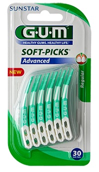 GUM SOFTPICKS ADVANCE SCOVOLINO SMALL GOMMA 30 PEZZI - Farmastop