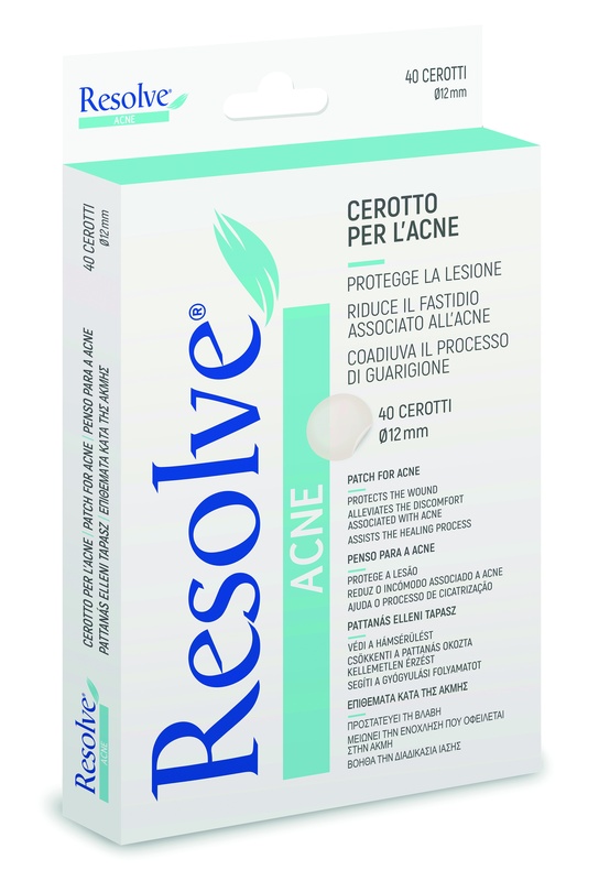 CEROTTO IDROCOLLOIDALE RESOLVE PER ACNE 40 PEZZI - Farmastop