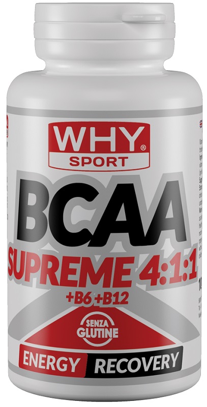 WHYSPORT BCAA SUPREME 4:1:1 + B6 + B12 100 COMPRESSE - Farmastop