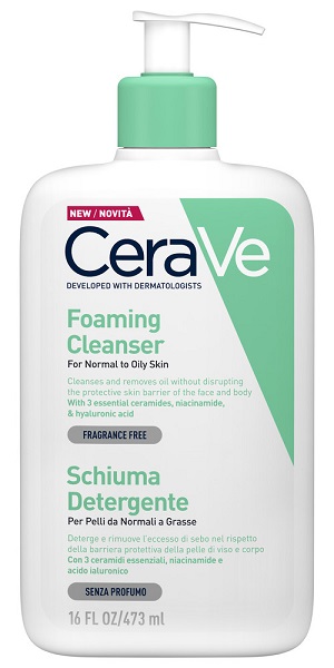 CERAVE SCHIUMA DETERGENTE VISO 473 ML - Farmastop