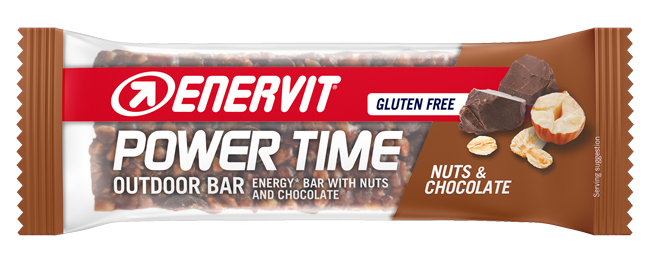 ENERVIT POWER TIME BARRETTA SENZA GLUTINE AL CIOCCOLATO 1 PEZZO - Farmastop