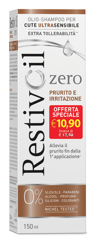 RESTIVOIL ZERO PRURITO E IRRITAZIONE OFFERTA SPECIALE 150 ML - Farmastop