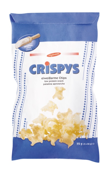 MY SNACK CRISPYS SFOGLIE DI PATATE 3 BUSTE DA 25 G - Farmastop