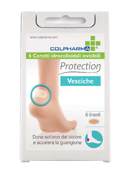 CEROTTI IDROCOLLOIDALI PROTECTION VESCICHE GRANDI 6 PEZZI - Farmastop
