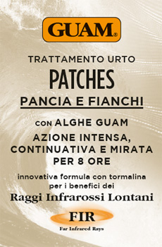 GUAM PATCHES TRATTAMENTO URTO PANCIA E FIANCHI 8 PEZZI - Farmastop