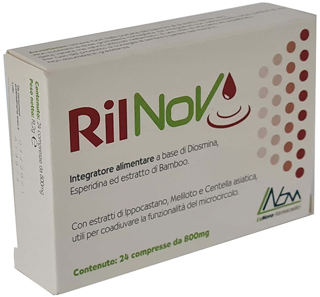 RILNOV 24 COMPRESSE 800 MG - Farmastop