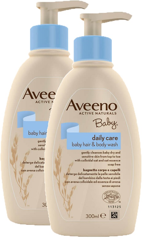 AVEENO BABY BAGNETTO TESTA PIEDI 300 ML BUNDLE PROMO - Farmastop