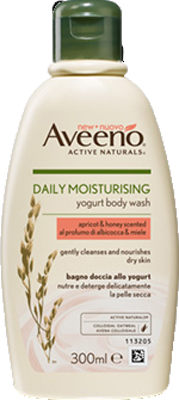 AVEENO BAGNO DOCCIA YOGURT ALBICOCCA & MIELE 300 ML PROMO - Farmastop