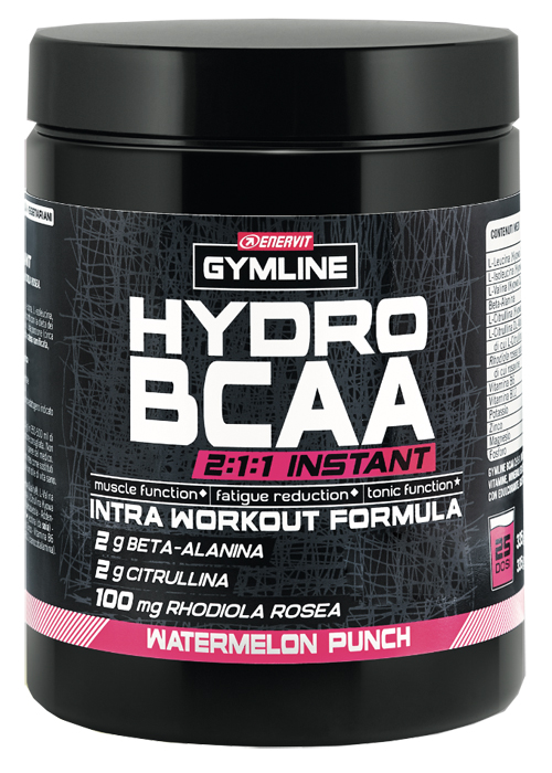 GYMLINE MUSCLE HYDRO BCAA INSTANT WATERMELON POLVERE 335 G - Farmastop