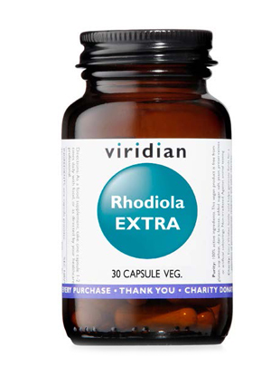 VIRIDIAN RHODIOLA EXTRA 30CPS - Farmastop