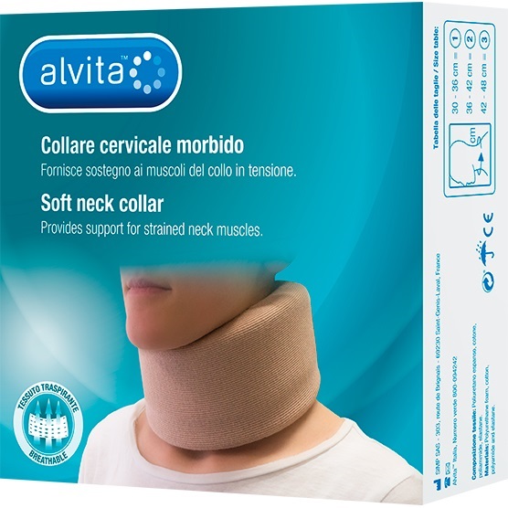 COLLARE CERVICALE ALVITA MORBIDO 3 - Farmastop