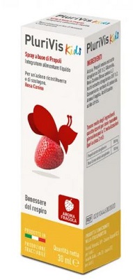 PLURIVIS SCIROPPO DI PROPOLI PER BAMBINI ALLA FRAGOLA 150 ML - Farmastop