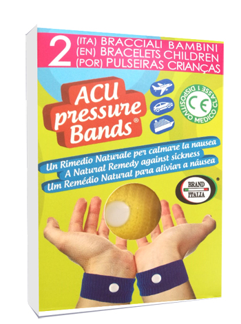 BRACCIALE ACU PRESSURE BAND BAMBINI 2 PEZZI - Farmastop