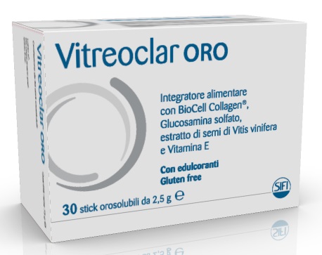 VITREOCLAR ORO 30 BUSTINE OROSOLUBILI DA 2,5 G - Farmastop