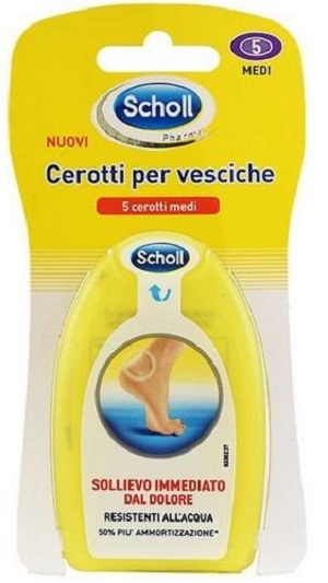 SCHOLL CEROTTI PER VESCICHE MEDIO 5 PEZZI - Farmastop