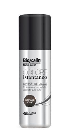 BIOSCALIN NUTRICOLOR SPRAY COLORE ISTANTANEO CASTANO SCURO 75 ML - Farmastop