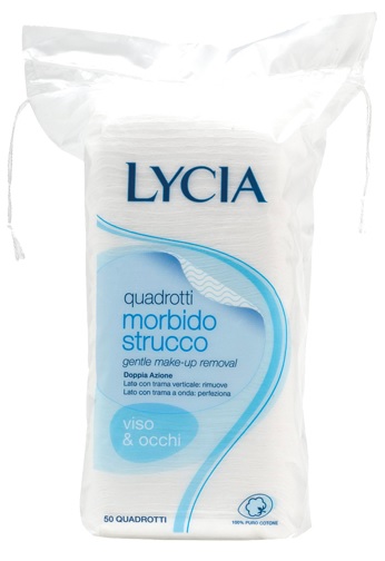 LYCIA 50 QUADROTTI COTONE STRISCIA 12 PEZZI - Farmastop