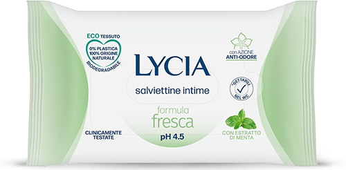 LYCIA SALVIETTINE INTIME FRESH 12 SALVIETTINE - Farmastop