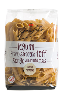 GAROFALO PENNONI PASTA SENZA GLUTINE LEGUMI E CEREALI 400 G - Farmastop