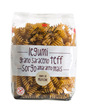 GAROFALO FUSILLI PASTA SENZA GLUTINE LEGUMI E CEREALI 400 G - Farmastop