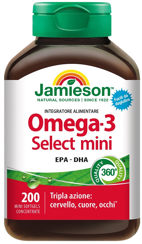 JAMIESON OMEGA 3 SELECT MINI 200 PERLE - Farmastop