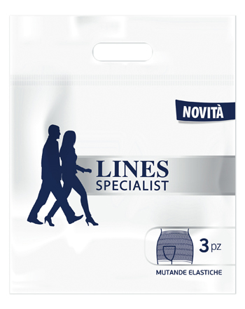LINES SPECIALIST MUTANDA ELASTICA MP 3 PEZZI - Farmastop