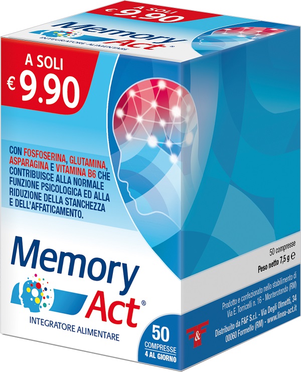MEMORY ACT 50 COMPRESSE - Farmastop