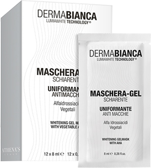 DERMABIANCA MASCHERA GEL SCHIARENTE UNIFORMANTE 12 BUSTINE 8 ML - Farmastop