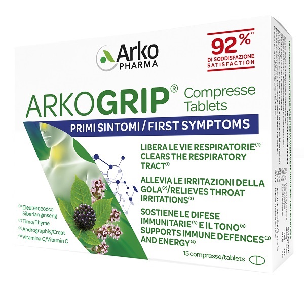 ARKOGRIP 15 COMPRESSE - Farmastop
