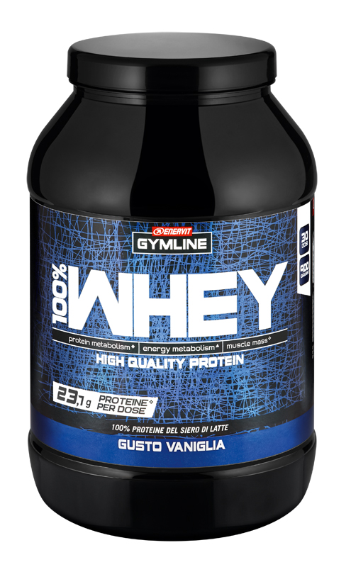 GYMLINE 100% WHEY CONCENTRATE VANIGLIA 900 G - Farmastop