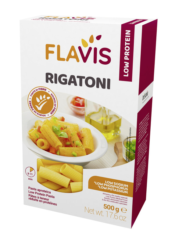 FLAVIS RIGATONI APROTEICI 500 G - Farmastop