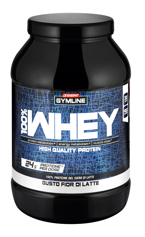 GYMLINE 100% WHEY CONCENTRATE LATTE 900 G - Farmastop
