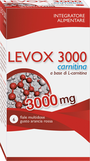 LEVOX 3000 CARNITINA 6 FLACONCINI DA 25 ML - Farmastop