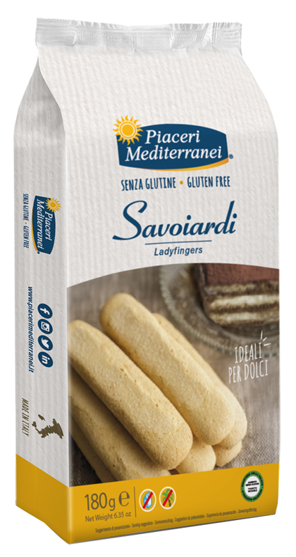 PIACERI MEDITERRANEI SAVOIARDI 180 G - Farmastop