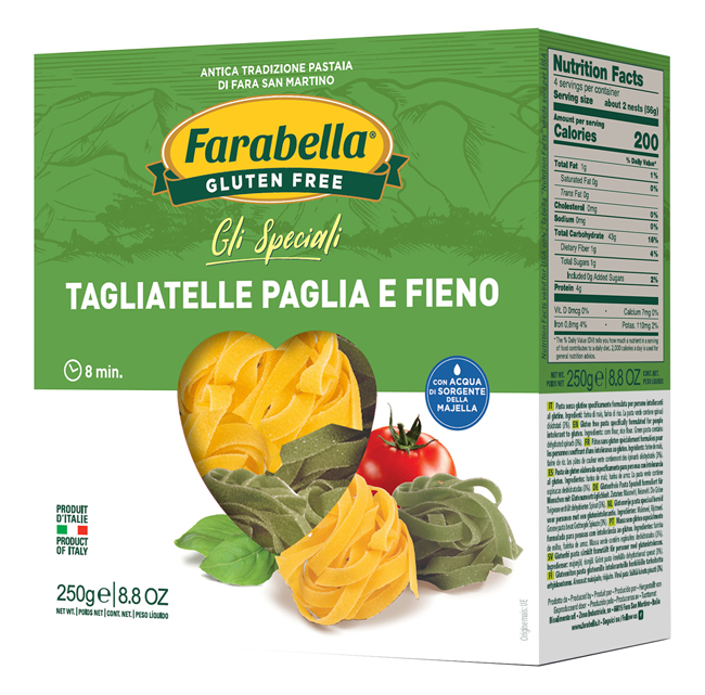 FARABELLA TAGLIATELLE PAGLIA FIENO 250 G - Farmastop