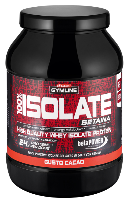 GYMLINE 100% WHEY ISOLATE CACAO 900 G - Farmastop