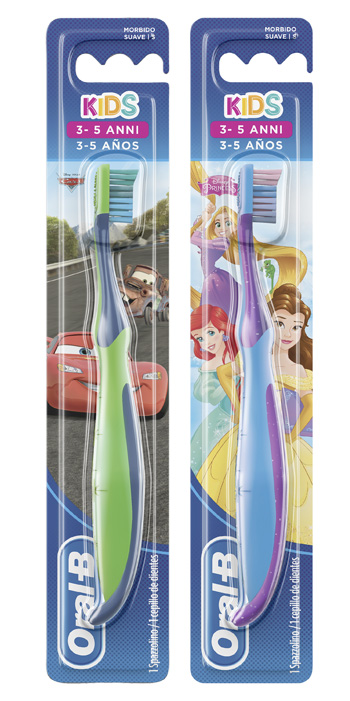 ORALB KIDS SPAZZOLINO MANUALE CARS&PRINCESS 3-5 ANNI - Farmastop