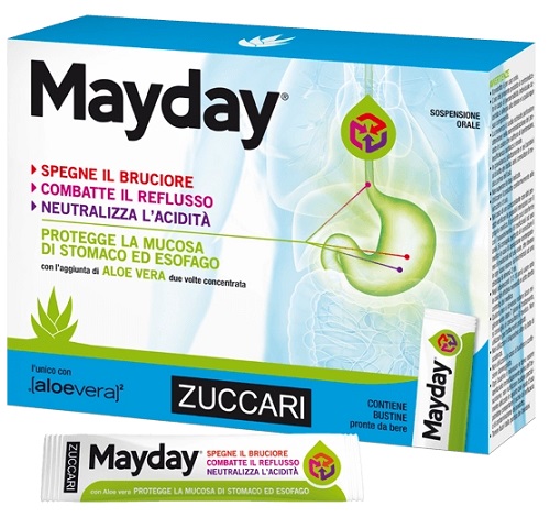 MAYDAY SOSPENSIONE PER USO ORALE ALLA MENTA 24 BUSTINE 10 ML - Farmastop
