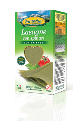 FARABELLA I REGIONALI LASAGNE CON SPINACI 250 G - Farmastop