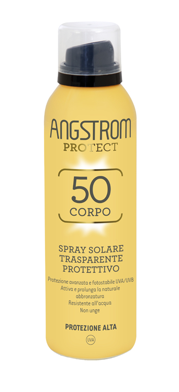 ANGSTROM PROTECT 50 CORPO SPRAY SOLARE TRASPARENTE 150 ML - Farmastop
