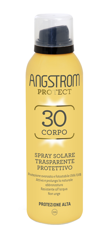ANGSTROM PROTECT 30 CORPO SPRAY SOLARE TRASPARENTE 150 ML - Farmastop