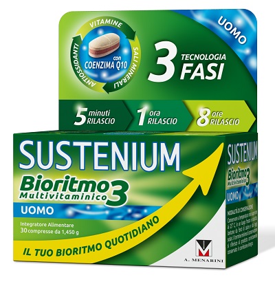 SUSTENIUM BIORITMO3 UOMO ADULTO 30 COMPRESSE - Farmastop