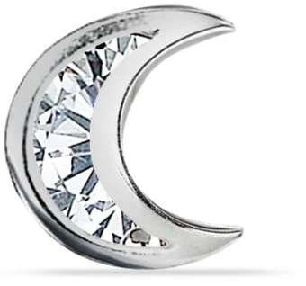 ORECCHINO LUNA CON BRILLANTI - Farmastop