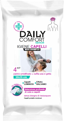 DAILY COMFORT SENIOR PANNI SHAMPOO 4 PEZZI - Farmastop