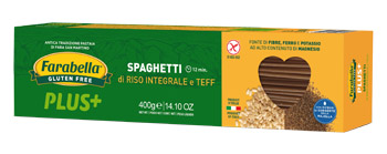 FARABELLA SPAGHETTI RISO INTEGRALE E TEFF 400 G - Farmastop