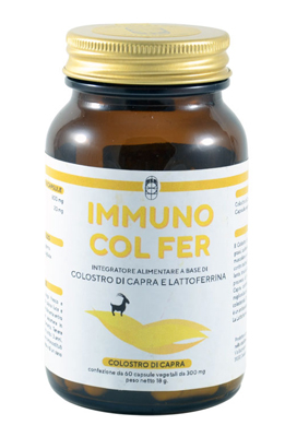 IMMUNO COL FER COLOSTRO DI CAPRA 60 CAPSULE VEGETALI - Farmastop