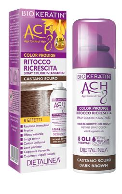 BIOKERATIN ACH8 PRODIGE RITOCCO RICRESCITA CASTANO SCURO 75 ML DIETALINEA - Farmastop