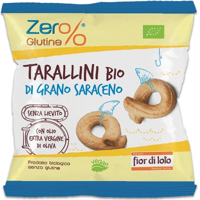 ZER% GLUTINE TARALLINI DI GRANO SARACENO 30 G - Farmastop