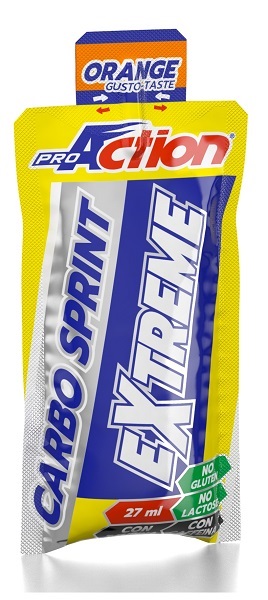 PROACTION CARBOSPRINT EXTREME ORANGE GEL 27 ML - Farmastop