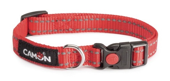 COLLARE LOWTENSION REFLEX ROSSO 20 MM X 33/53 CM - Farmastop